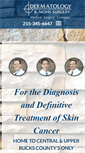 Mobile Screenshot of dermatologyandmohs.com